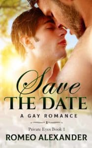 gay romance book cover of Save the Date by Romeo Alexander