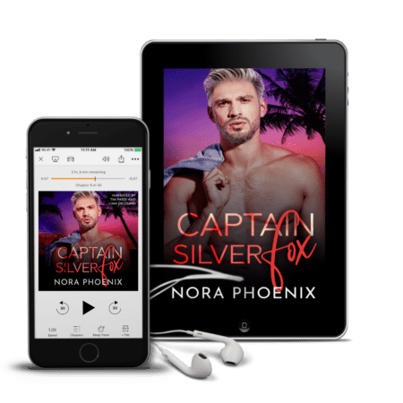 Audiobook and eBook image of Captain Silver Fox with headphones